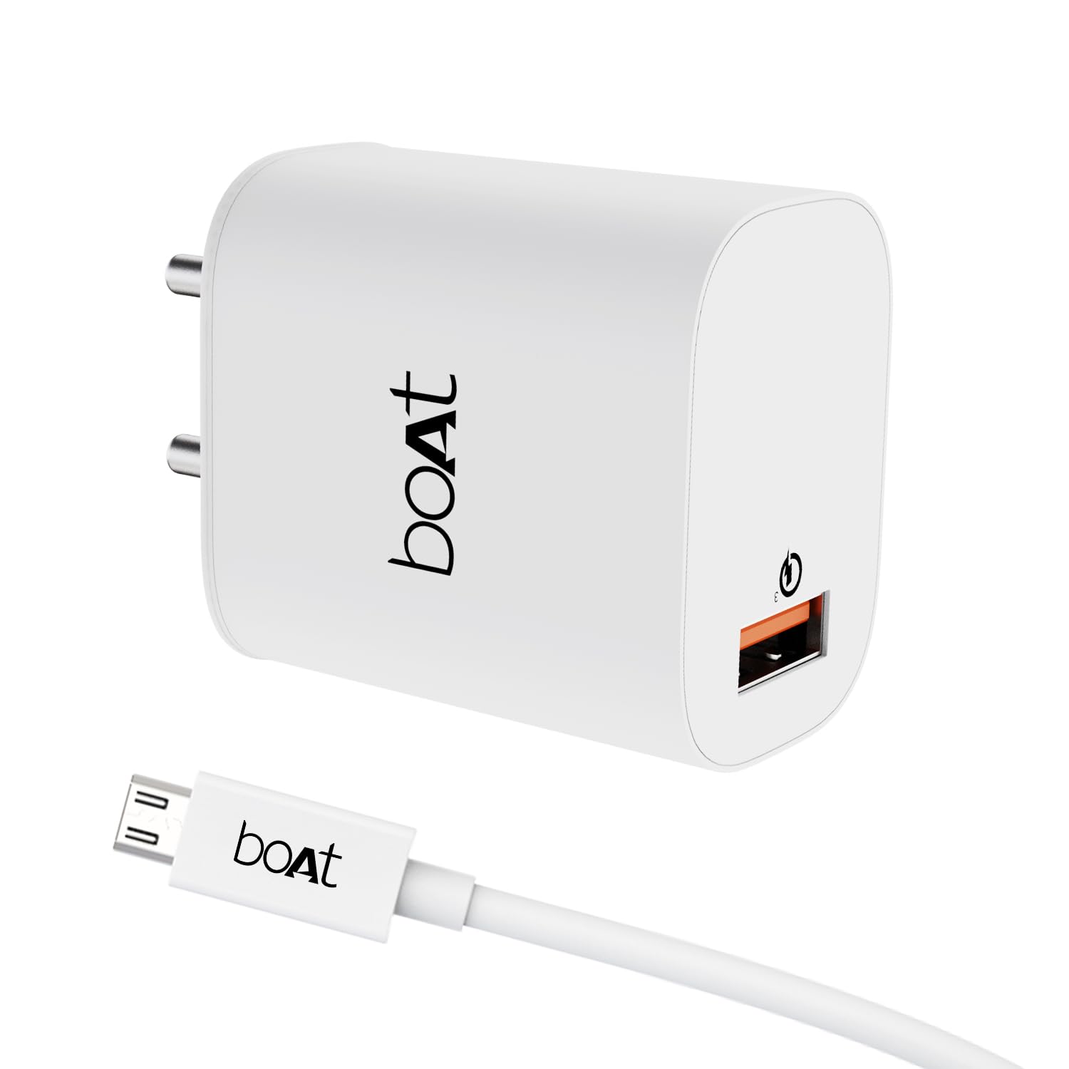 boAt WCD QC 3.0 18W Wall Charger & Micro USB Cable