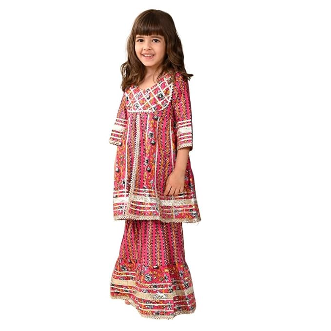 superminis Girls Cotton Floral Printed Gotta Work 