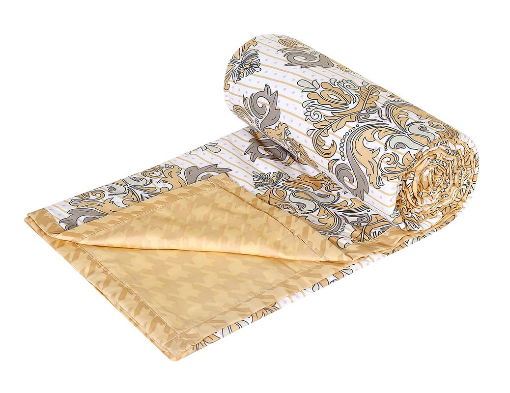 BSB HOME Linen Cotton Reversible Dohar Single Bed 