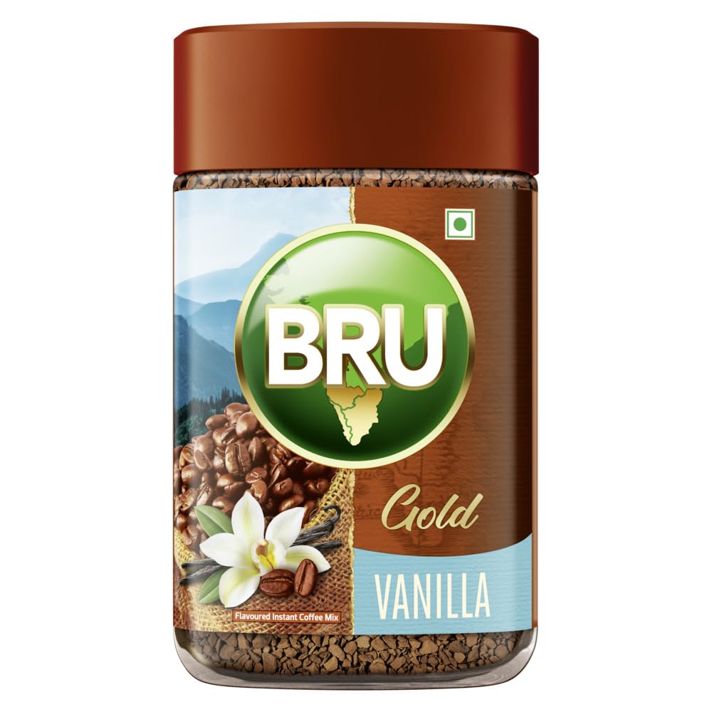 Bru Gold Vanilla 100gram | Premium Dried Coffee 
