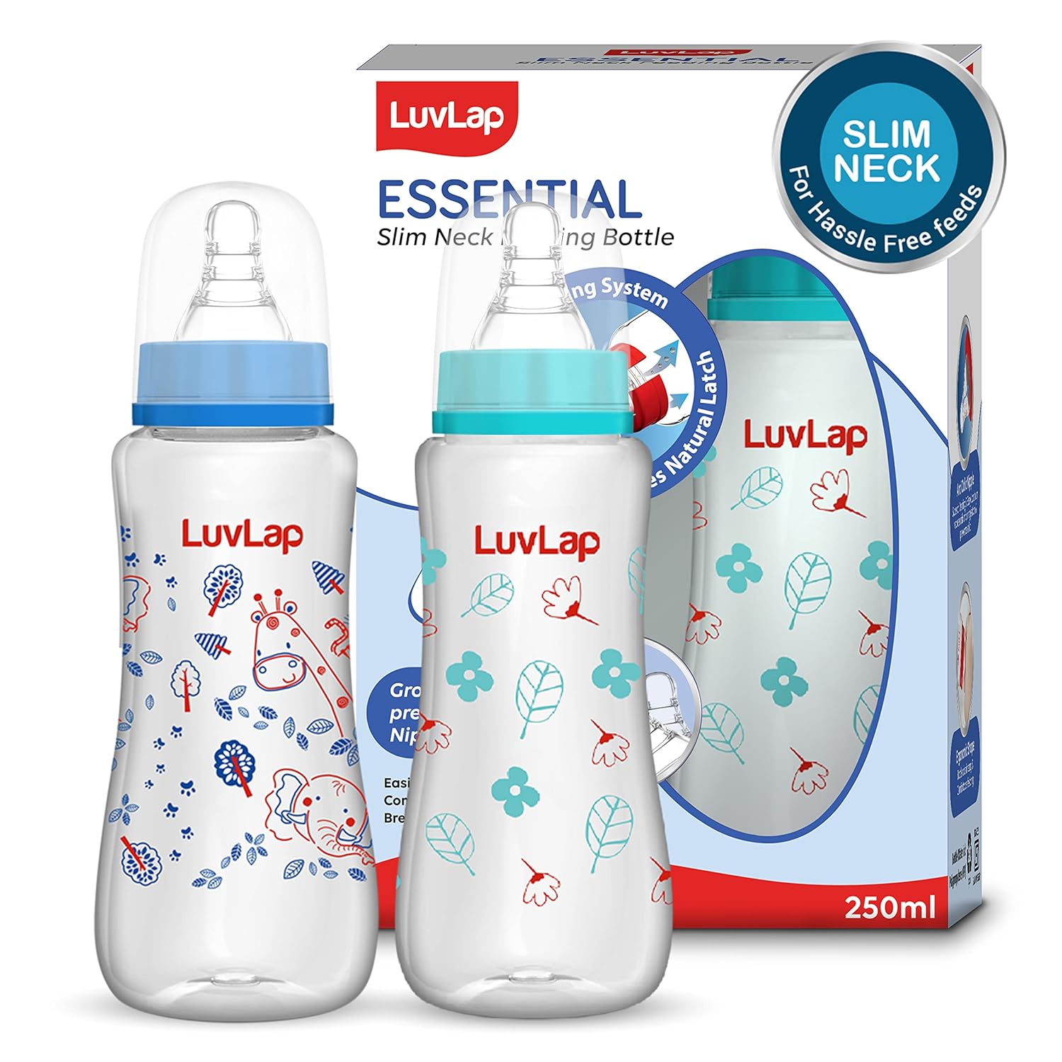 Anti-Colic Slim/Regular Neck Feeding Bottle