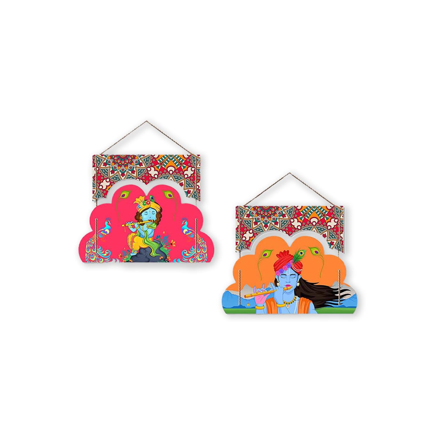Xtore Decorative Wall Art MDF Hanger for Liv -Room 