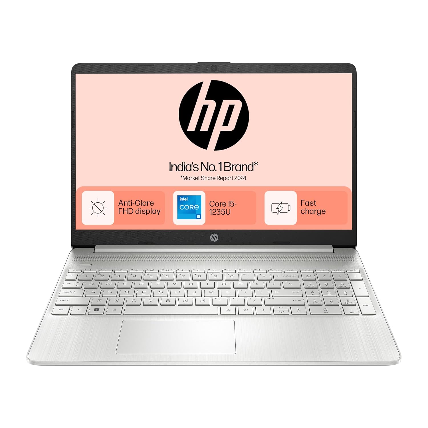 HP 15s, 12th Gen Intel Core i5-1235U, 8GB DDR4