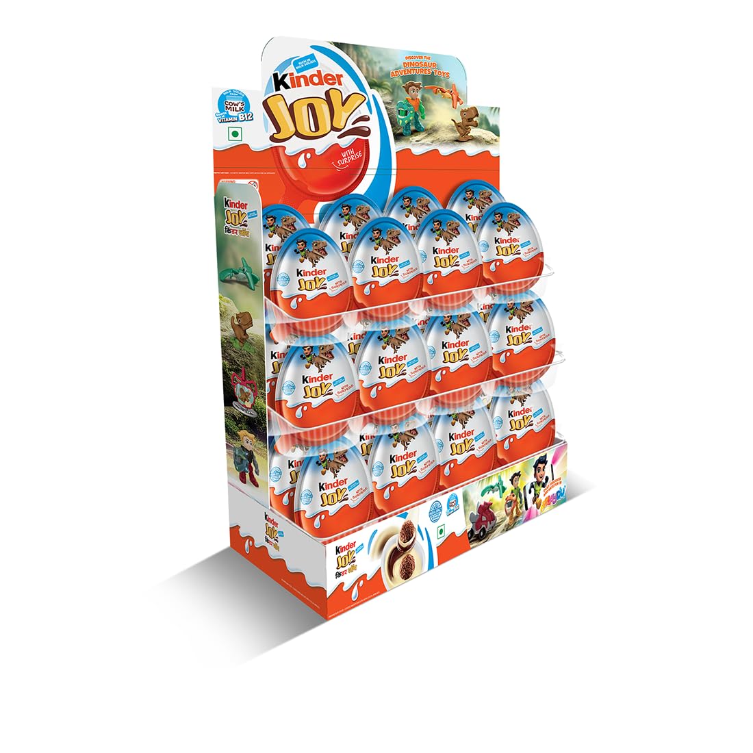 Kinder Joy Milk Chocolates for Boys[Pack of 24]