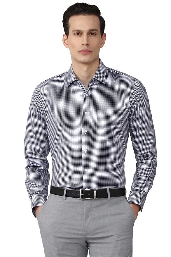 Van Heusen Men's Slim Fit 100% Cotton Formal Shirt