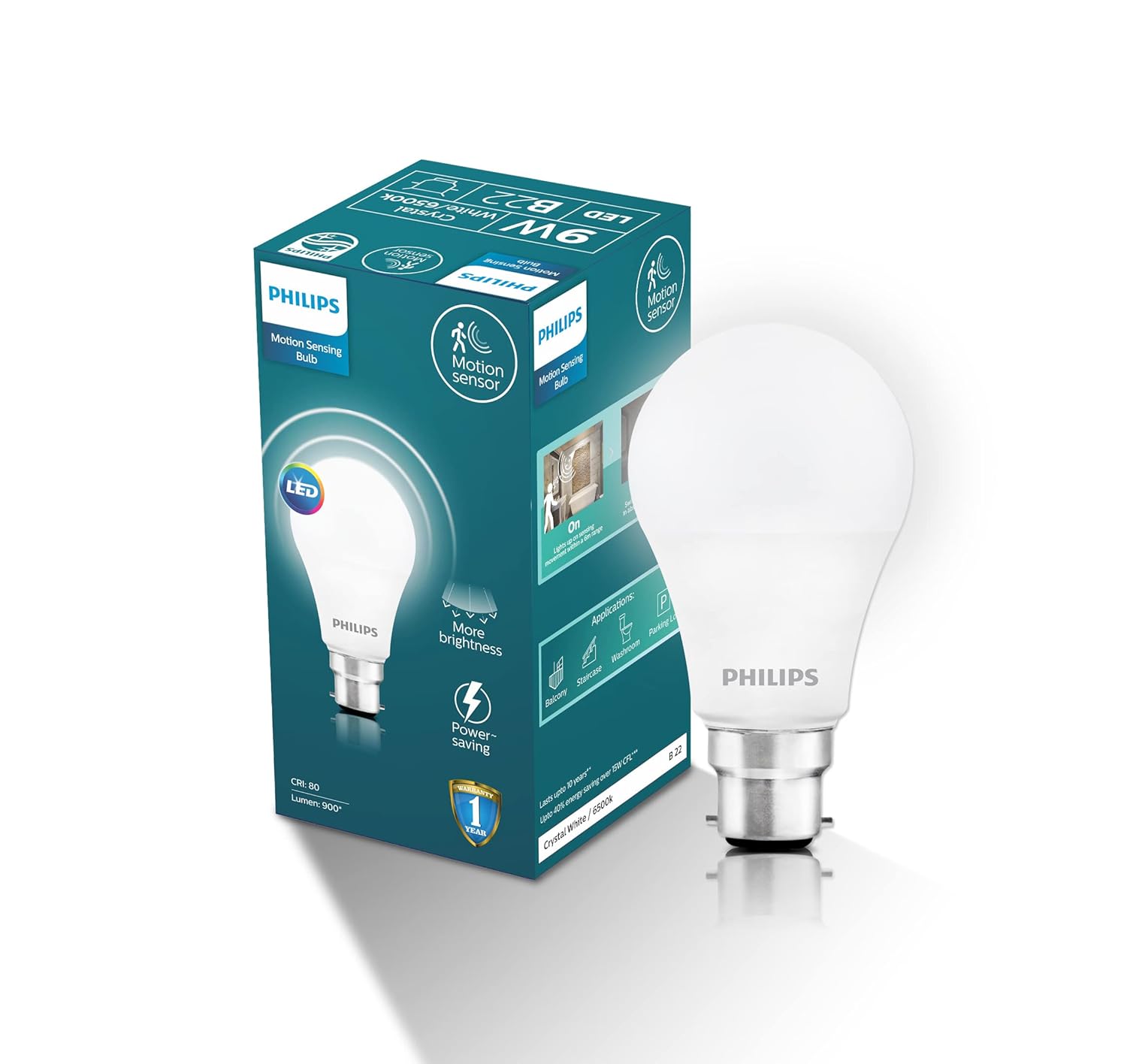 Philips  Sensor B22 LED bulb|Sensor Light for Home