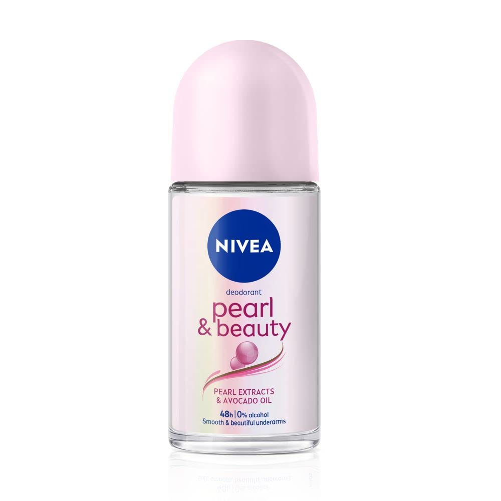 NIVEA Pearl & Beauty 50ml Deo Roll On Avocado Oil