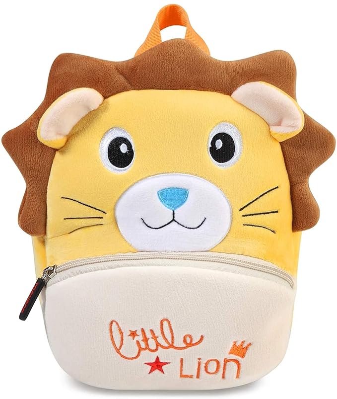 Frantic Kids Velvet School Bag Plush Backpack  