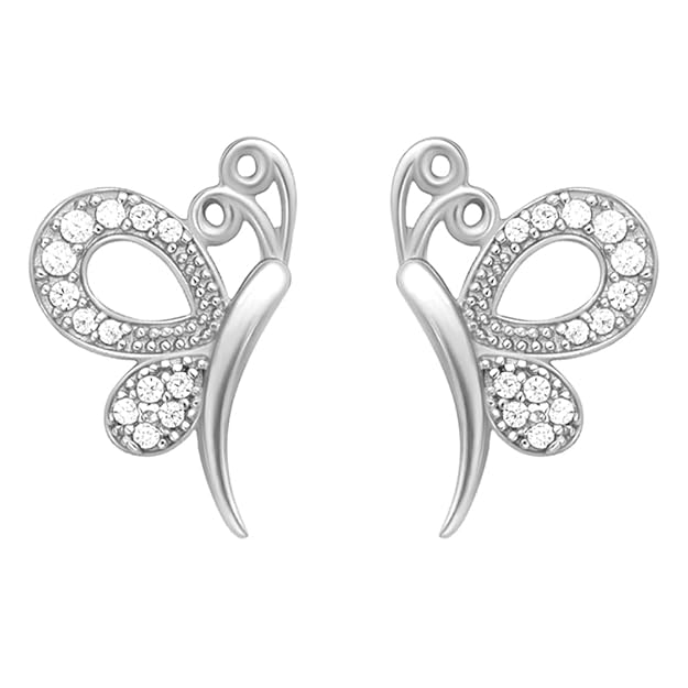 GIVA 925 Silver Beatiful Butterfly Studs Earrings 